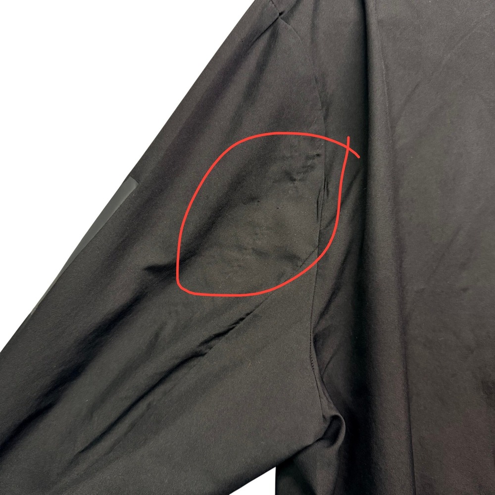 Running Windbreaker Jacket Black Full Zip Reflective Mens Adidas L Ahtleisure - Picture 3 of 10